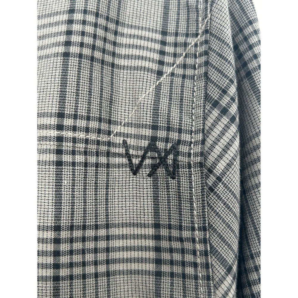 NEW 5.11 Tactical Men's LARGE Peak Long Sleeve Plaid Shirt Gray - Picture 5 of 11